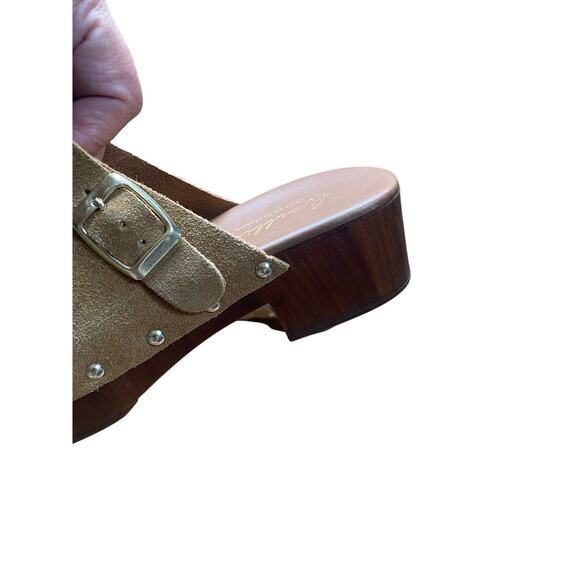 Avellini Tan Suede Clogs Size 37 - Picture 6 of 8